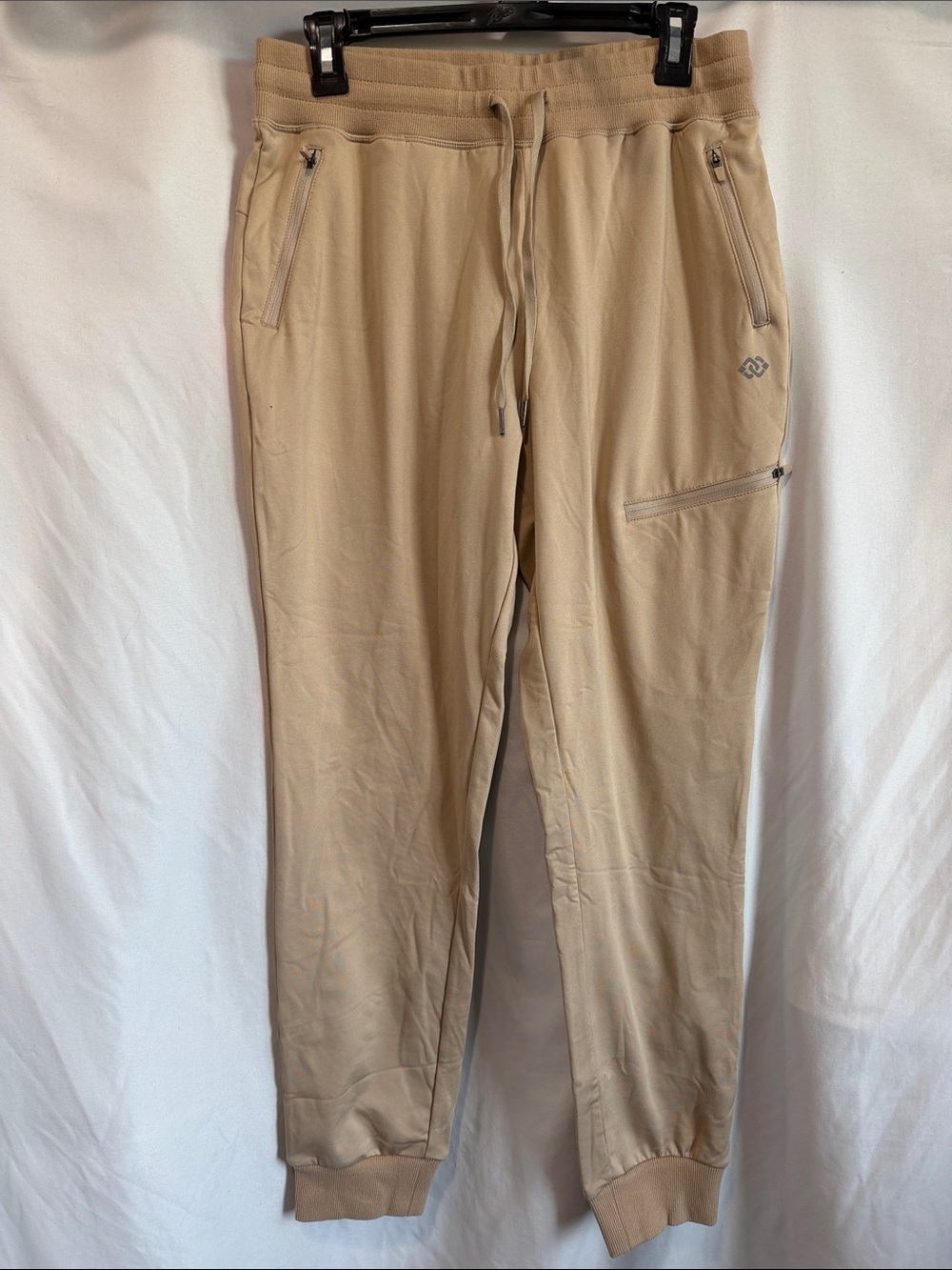 Women's Beige Performance Jogger Track Pants
